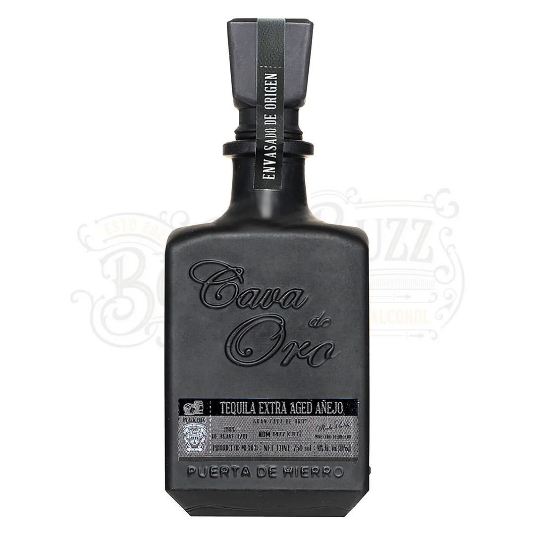 Cava De Oro Tequila Extra Aged Anejo Black