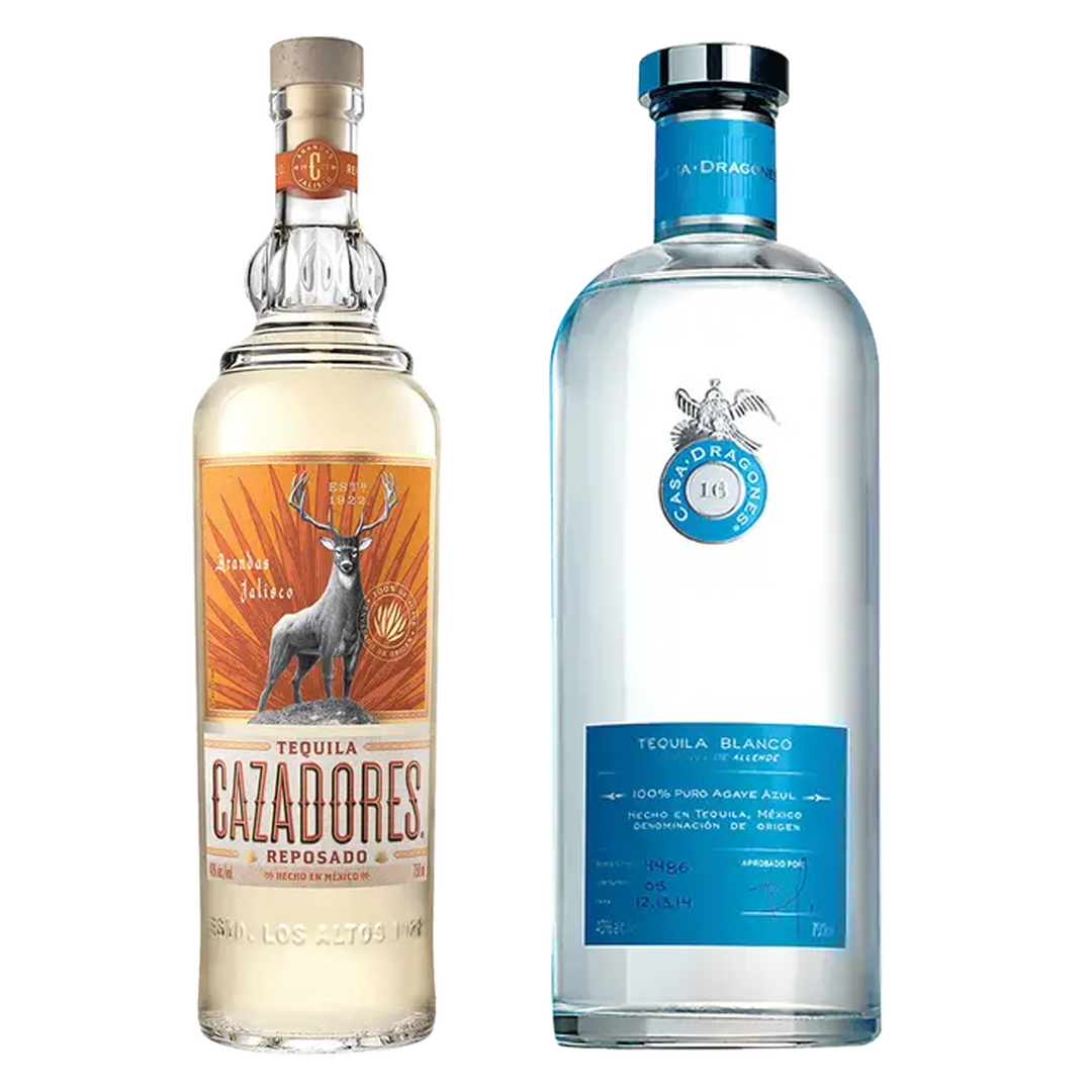 Cazadores Tequila Reposado & Casa Dragones Tequila Blanco Bundle
