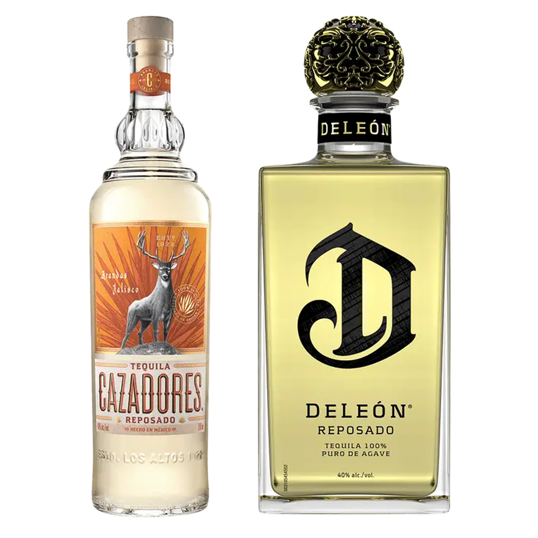 Cazadores Tequila Reposado & Deleon Tequila Reposado Bundle