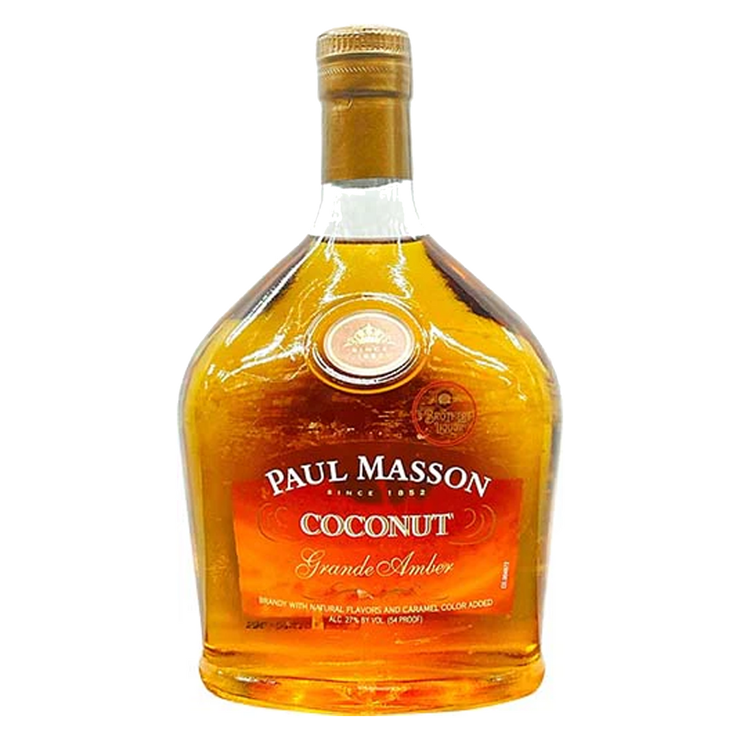 Paul Masson Coconut Flavored Brandy Grande Amber 50ml 12 Pack