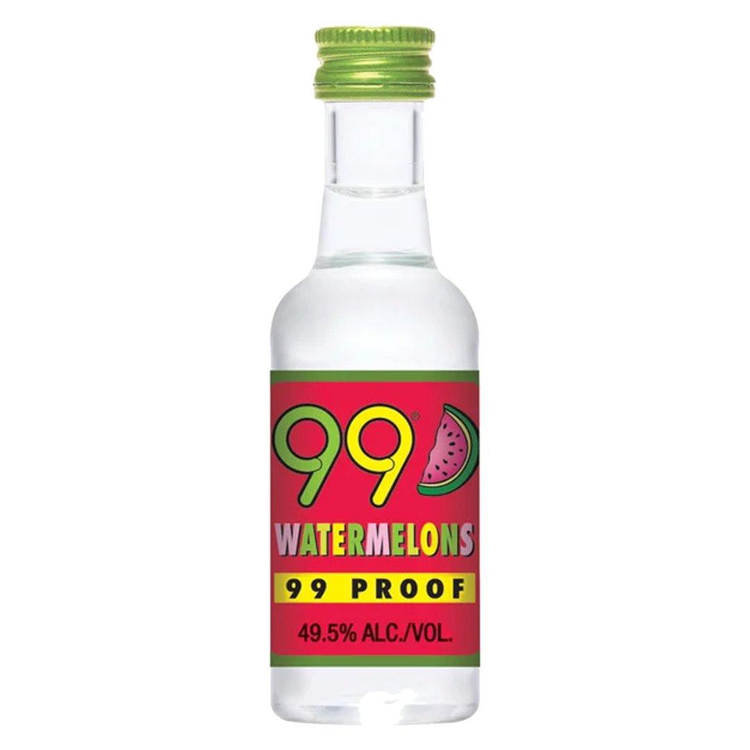 99 Brand Watermelon Schnapps 50 ml 12 Pack