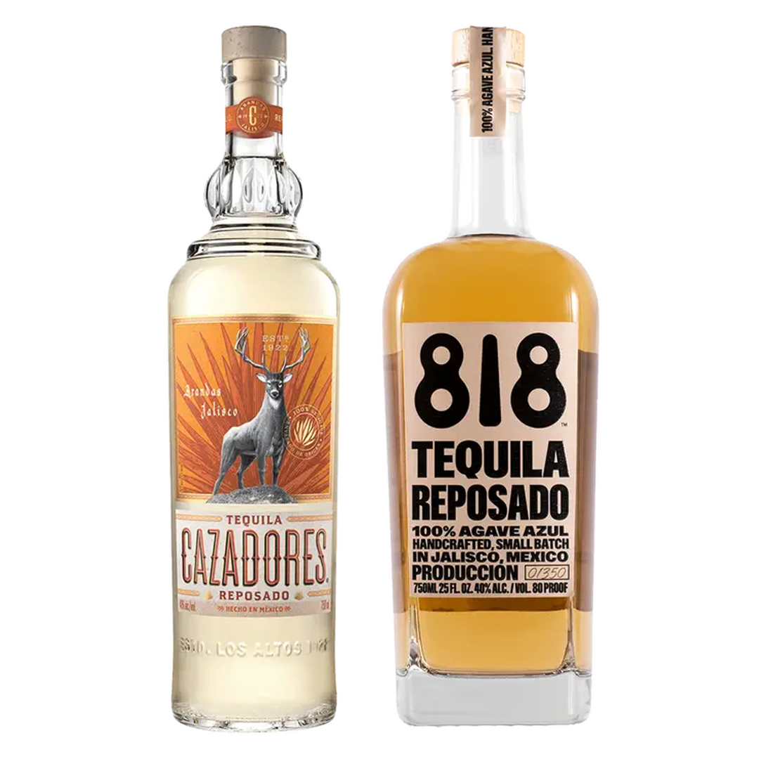 Cazadores Tequila Reposado & 818 Tequila Reposado Bundle