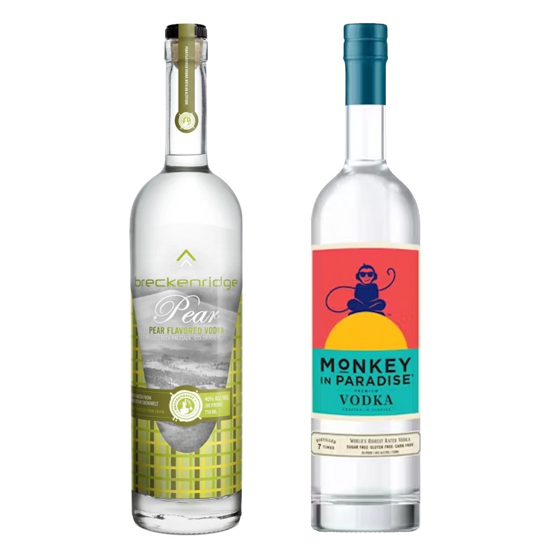Breckenridge Pear Vodka & Monkey In Paradise Vodka Bundle