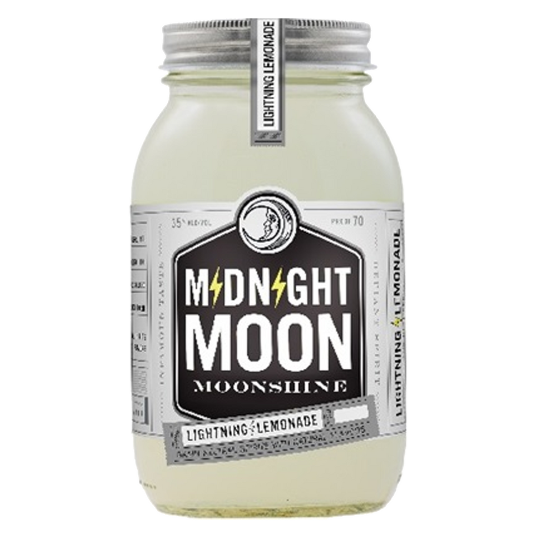 Midnight Moon Lightning Lemonade Moonshine 50ml 12 Pack