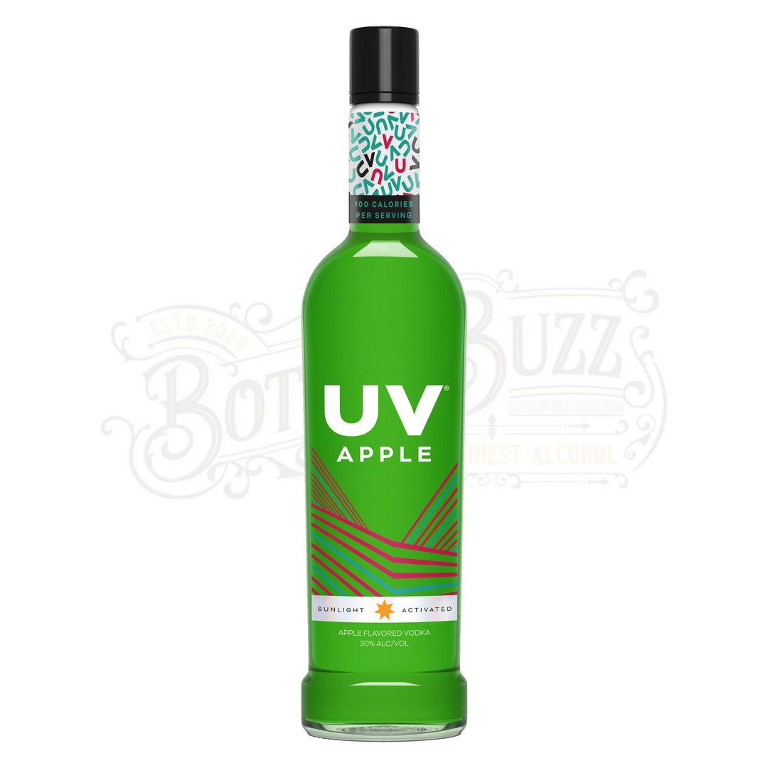 Uv Green Apple Flavored Vodka 1L
