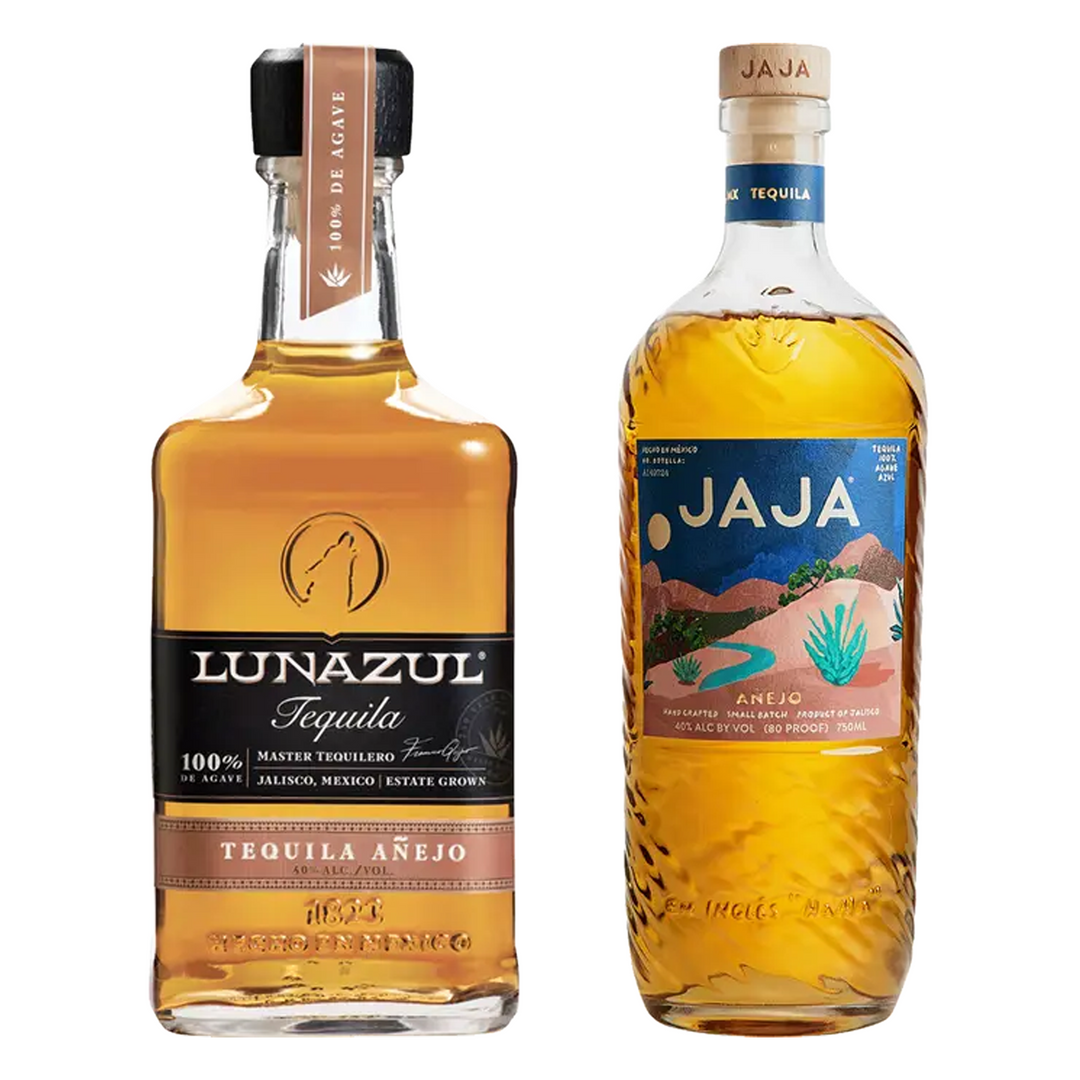 Lunazul Tequila Anejo Extra Aged & Jaja Tequila Anejo Small Batch Bundle