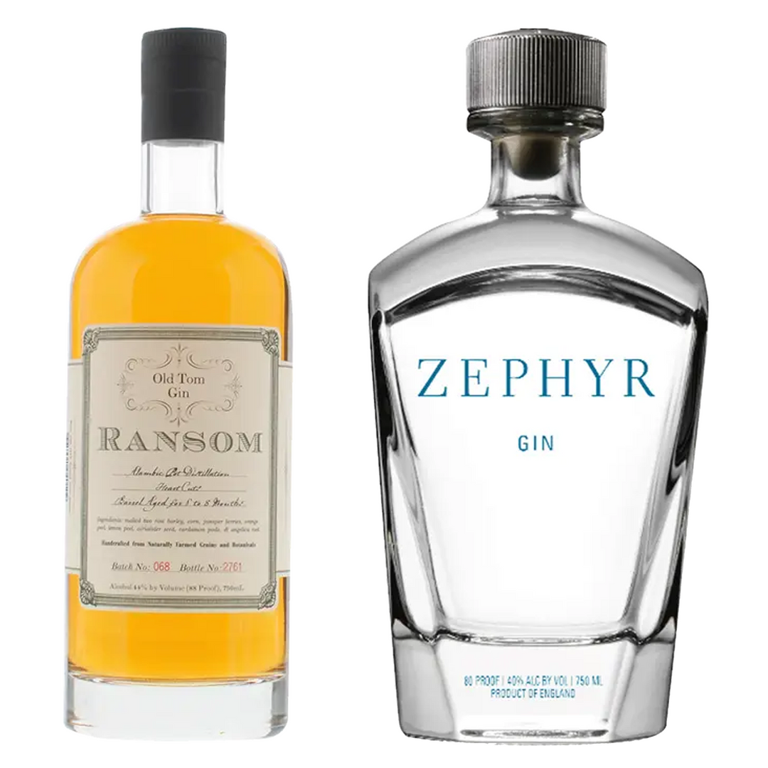Ransom Old Tom Gin & Zephyr Gin Bundle
