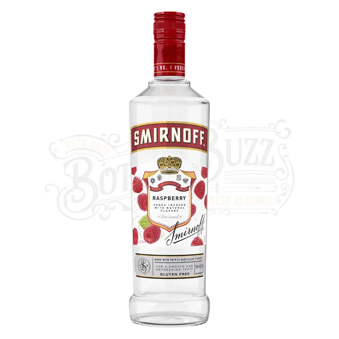 Smirnoff Vodka Raspberry Flavored 1.75L