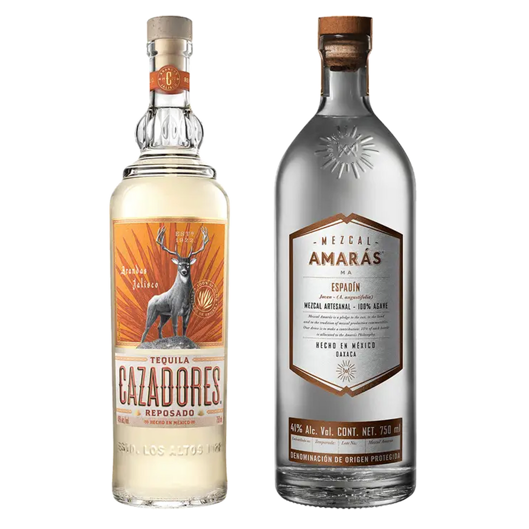 Cazadores Tequila Reposado & Amaras Mezcal Joven Espadin Bundle