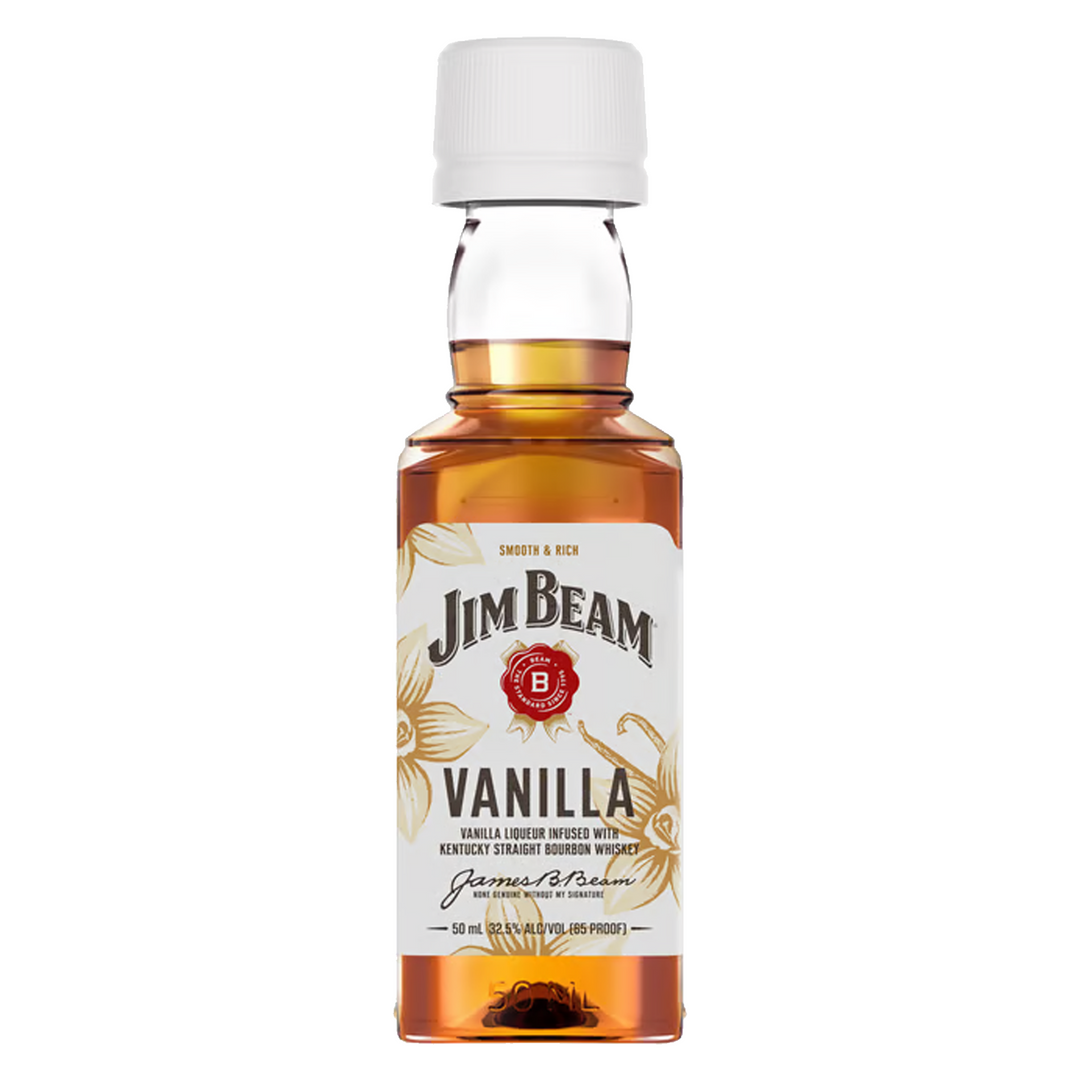 Jim Beam Vanilla Flavored Whiskey 50 ml 10 Pack