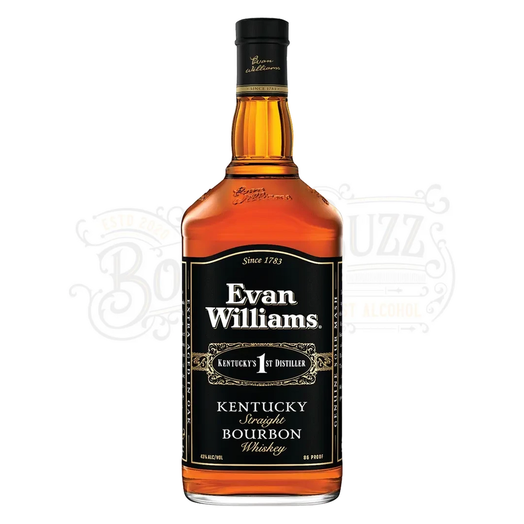Evan Williams Straight Bourbon Black Label 1.75L