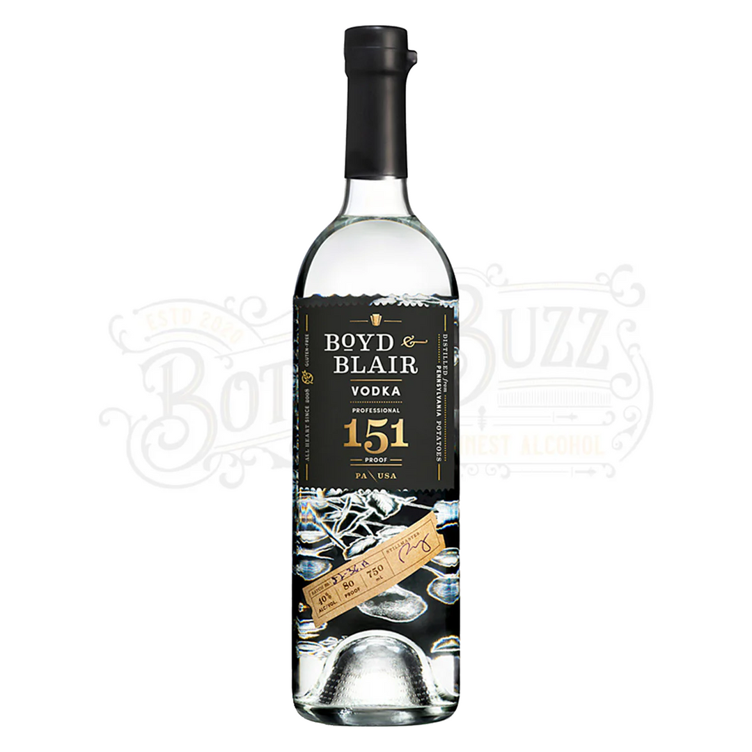 Boyd & Blair Vodka Professional Proof 151