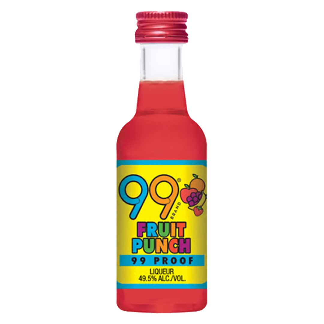 99 Brand Tropical Fruit Punch Liqueur 50ml 12 Pack