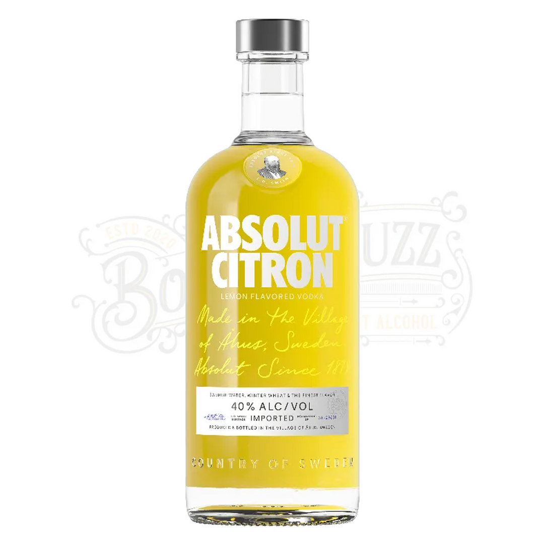 Absolut Lemon Flavored Vodka Citron 1.75L
