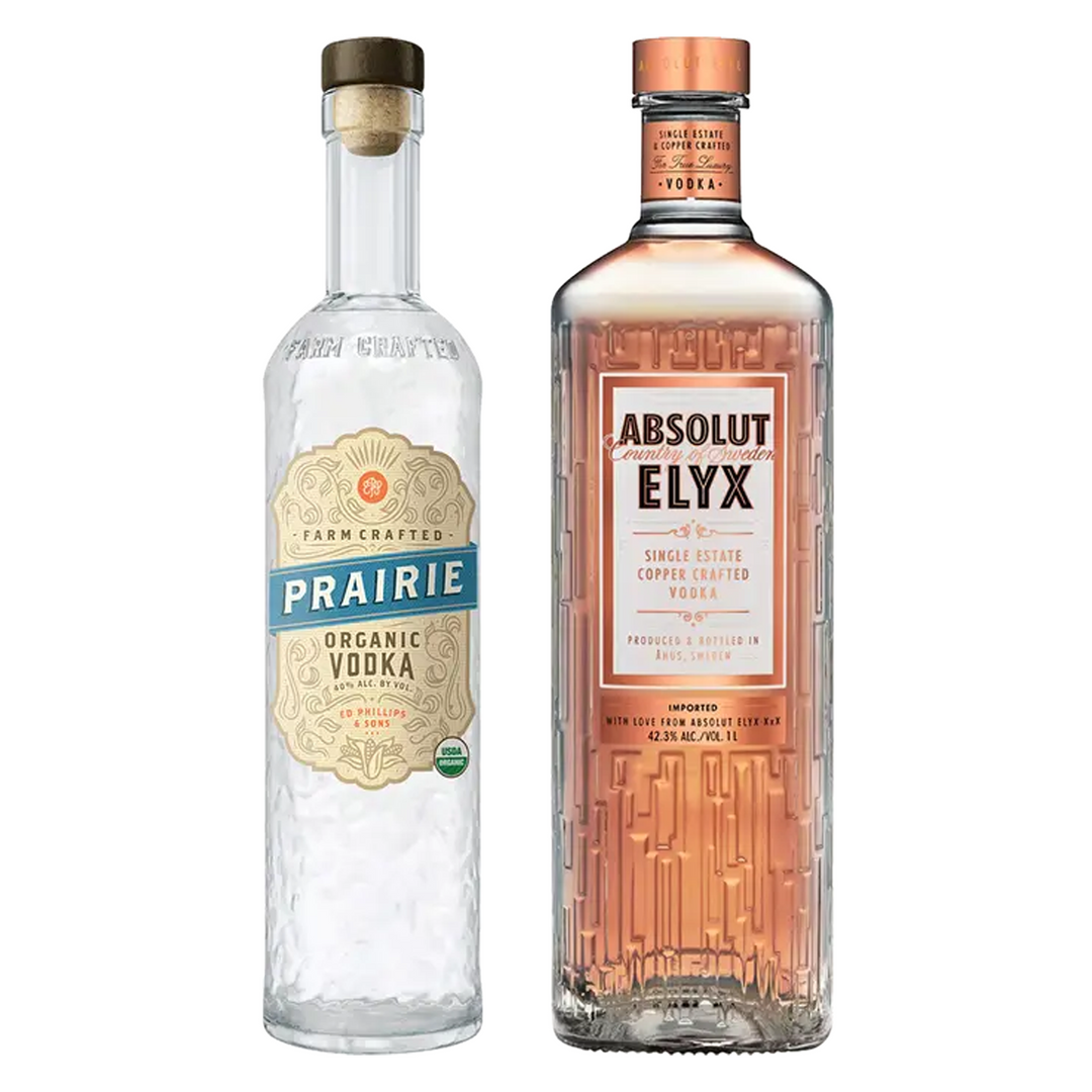 Prairie Vodka & Absolut Vodka Elyx Bundle