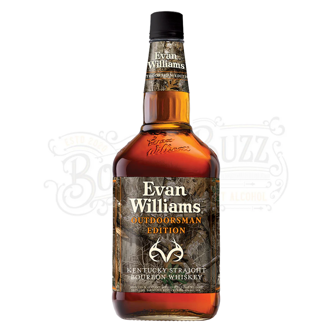Evan Williams Straight Bourbon Black Label Outdoorsman Edition 1.75L