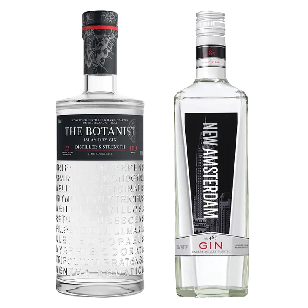 The Botanist Islay Dry Gin & New Amsterdam Gin Bundle