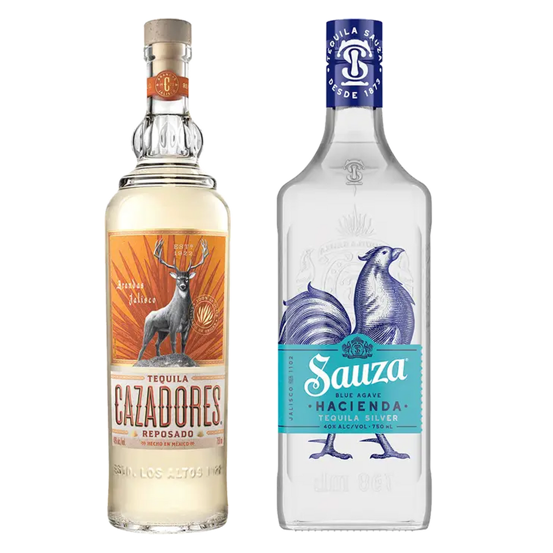 Cazadores Tequila Reposado & Sauza Hacienda Tequila Silver Bundle