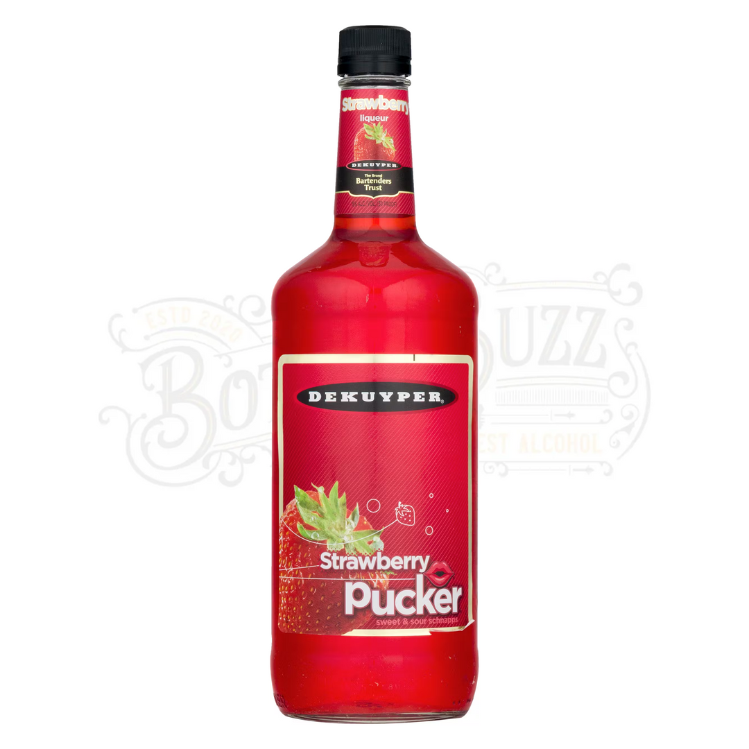 Dekuyper Sour Strawberry Schnapps Pucker 1L