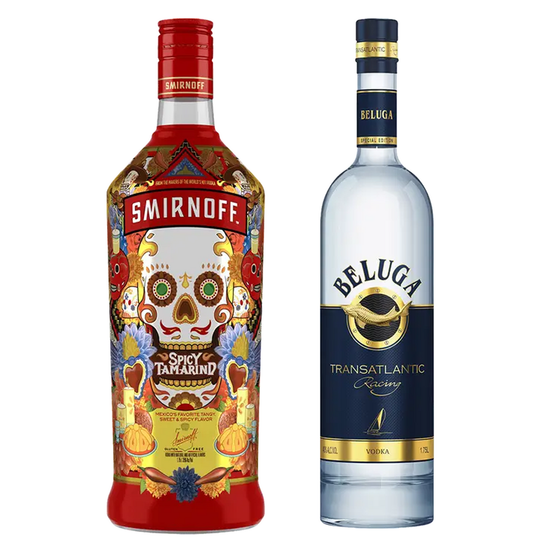 Smirnoff Spicy Tamarind Flavored Vodka & Beluga Vodka Transatlantic Racing Bundle