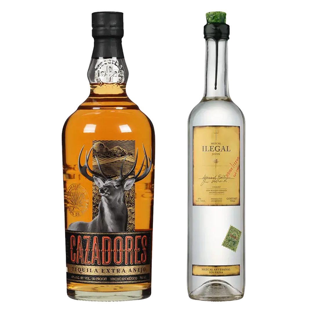 Cazadores Tequila Extra Anejo & Ilegal Mezcal Joven Special Edition Bundle