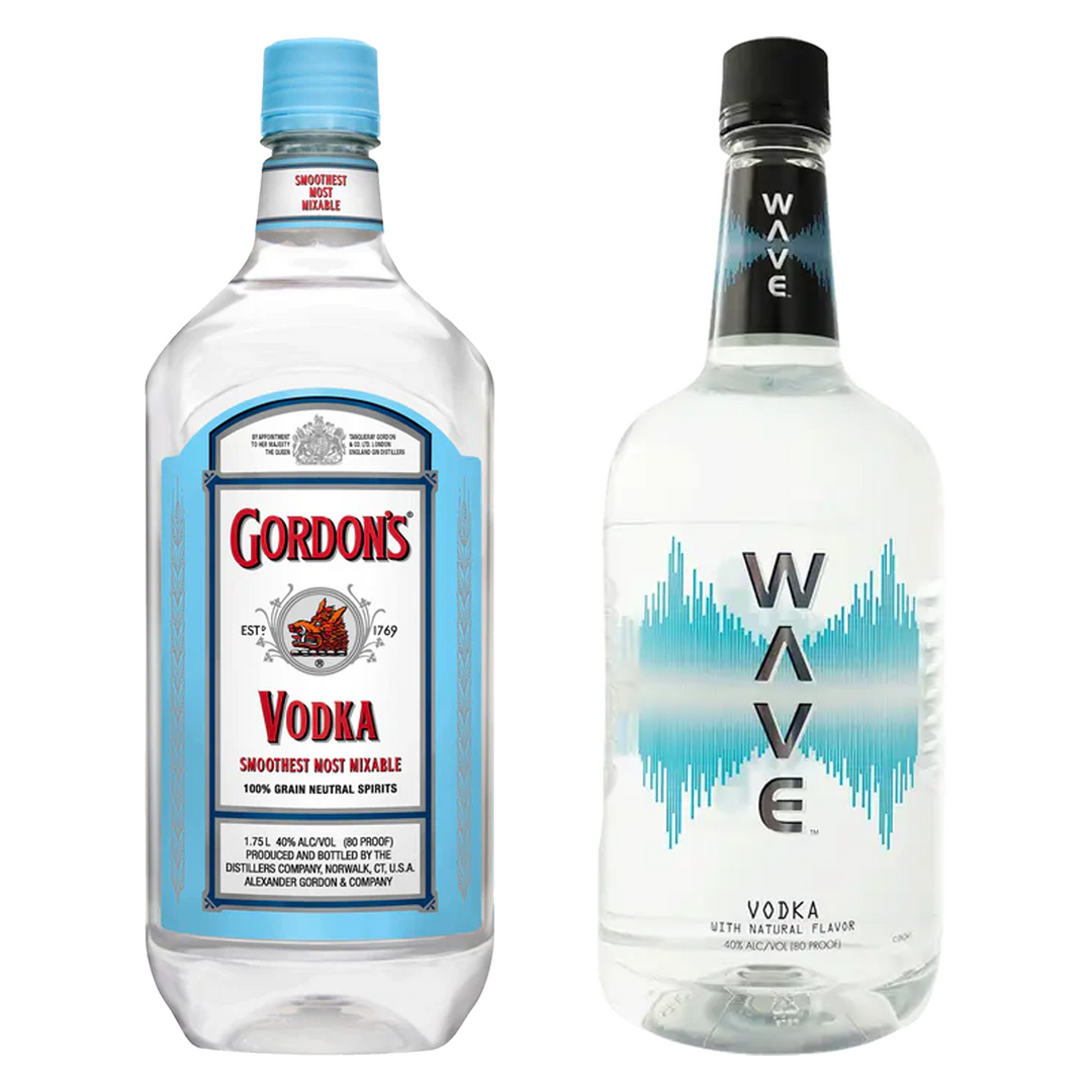 Gordon's Vodka Specialty Spirit & Wave Vodka Bundle