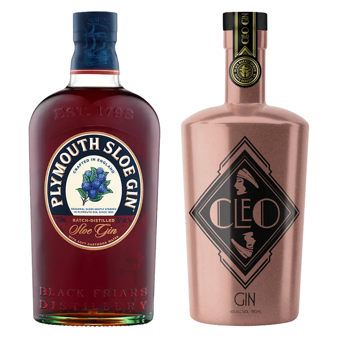 Plymouth Sloe Gin & Cleo Gin Bundle