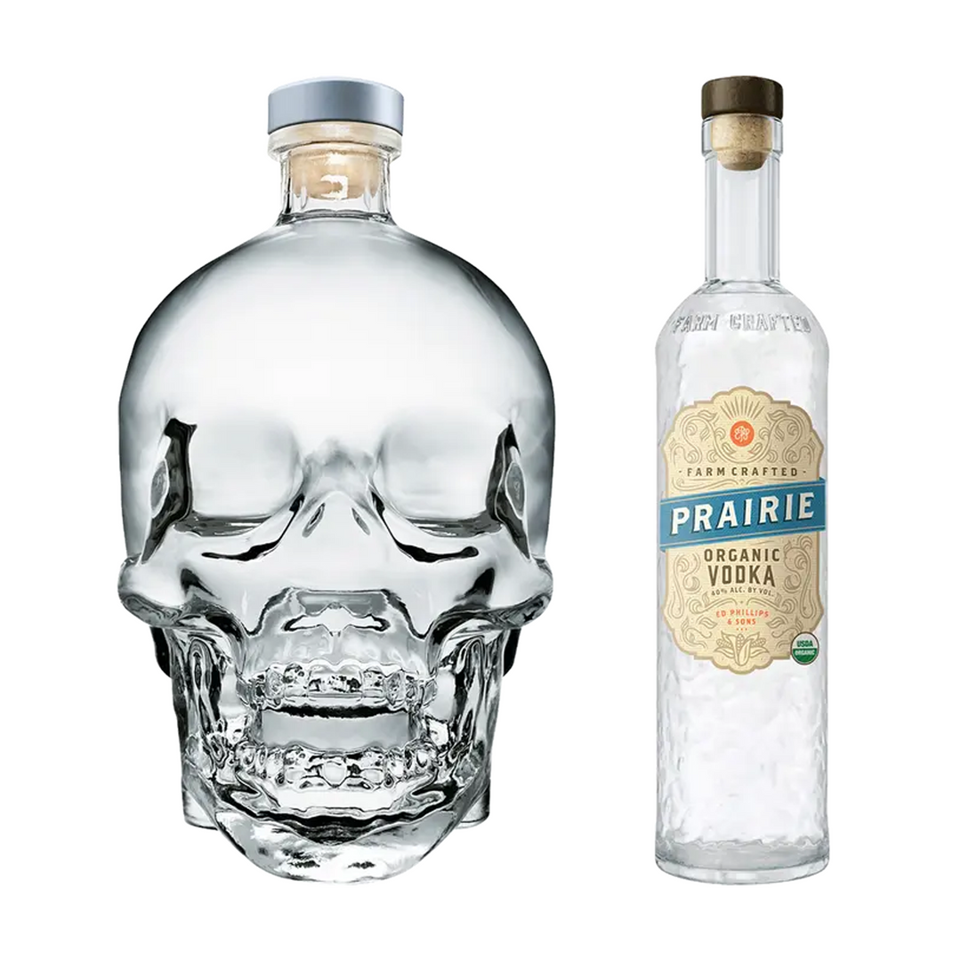 Crystal Head Vodka & Prairie Vodka Bundle