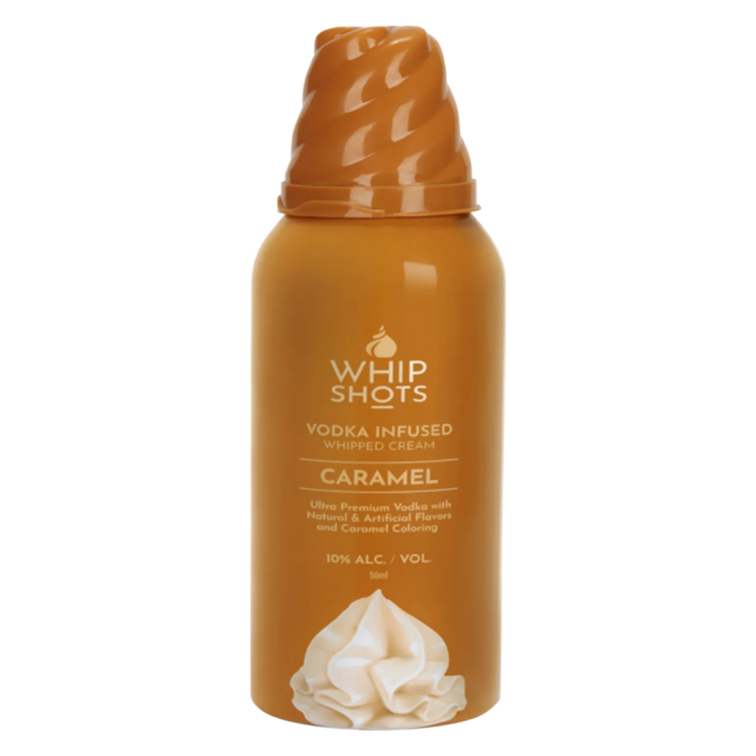 Whipshots Caramel Vodka Infused Whipped Cream 50 ml 24 Pack