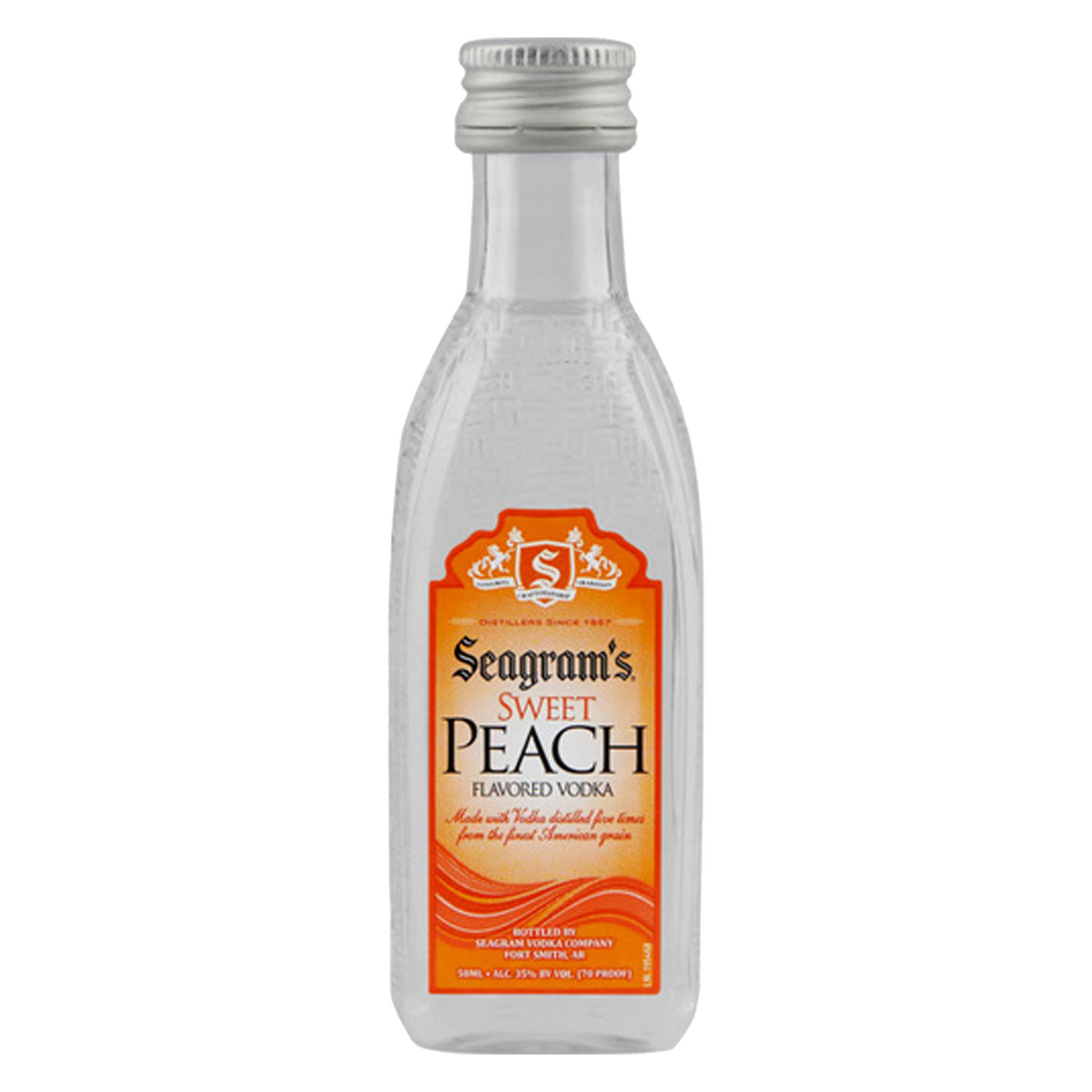 Seagram's Peach Vodka 50 ml 10 Pack