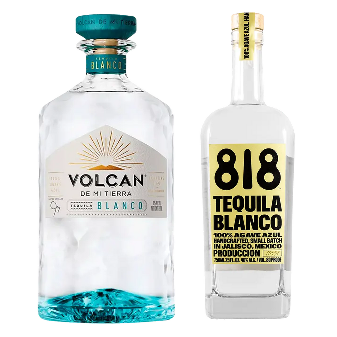 Volcan De Mi Tierra Tequila Blanco & 818 Tequila Blanco Bundle