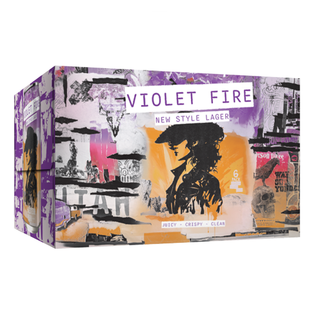 Uinta Violet Fire Lager 24 Pack