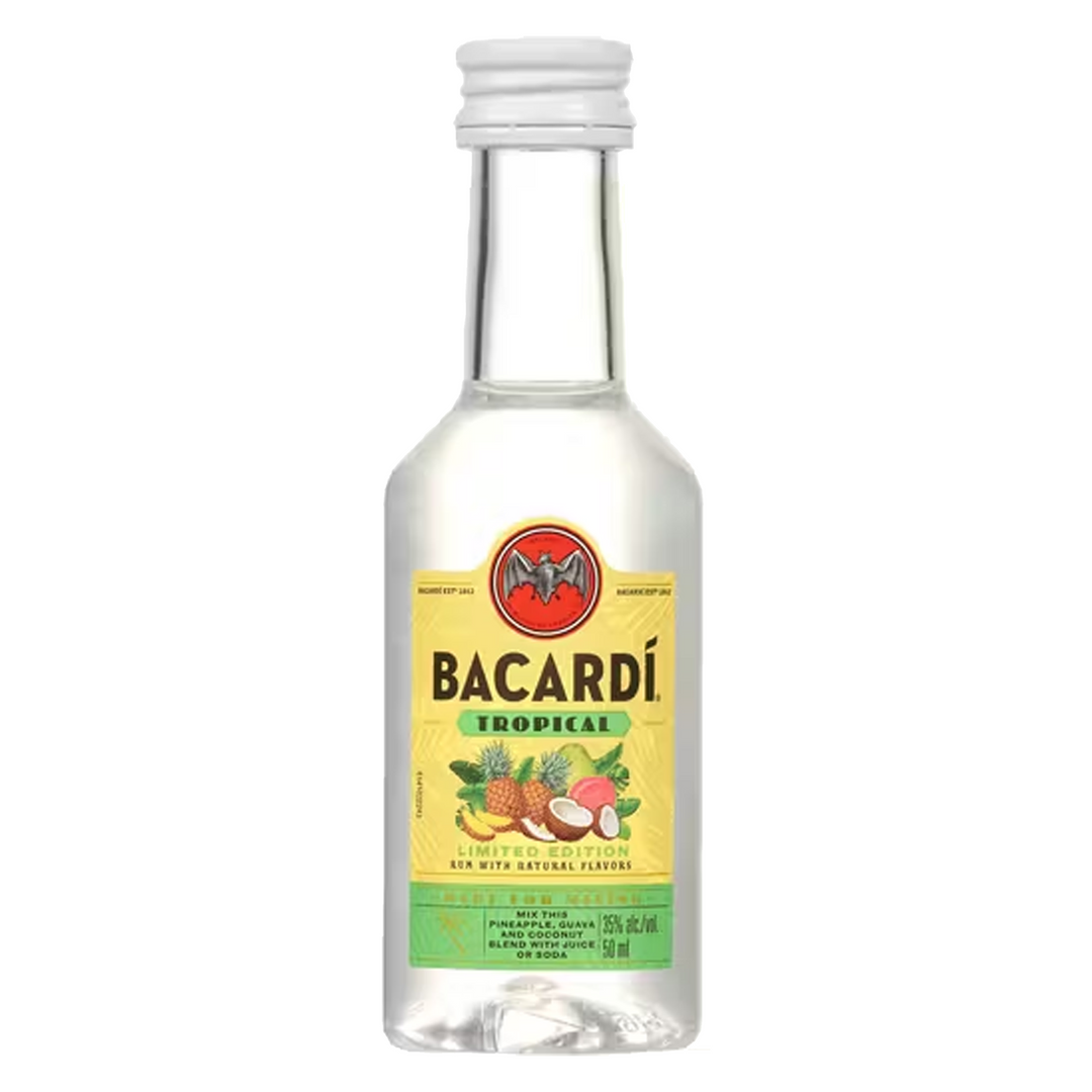 Bacardi Tropical Flavored Rum Limited Edition 50 ml 10 Pack