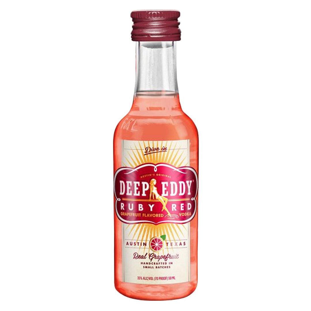 Deep Eddy Ruby Red Grapefruit Flavored Vodka 50ml 10 Pack