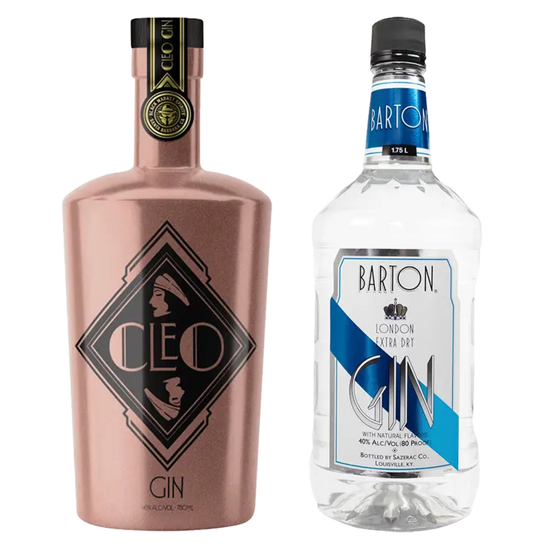 Cleo Gin & Barton London Extra Dry Gin Bundle
