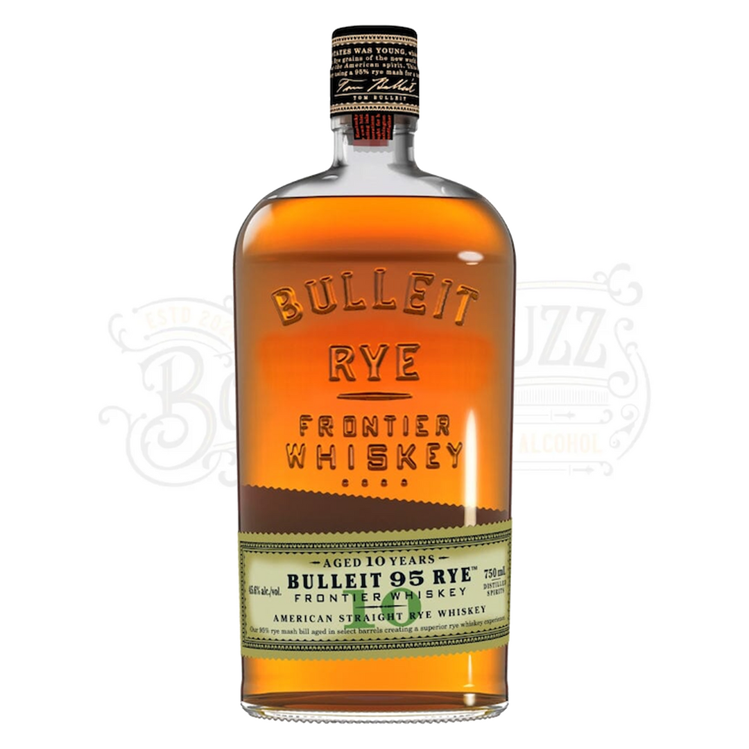 Bulleit Straight Rye Whiskey 95 Frontier Whiskey 10 Year