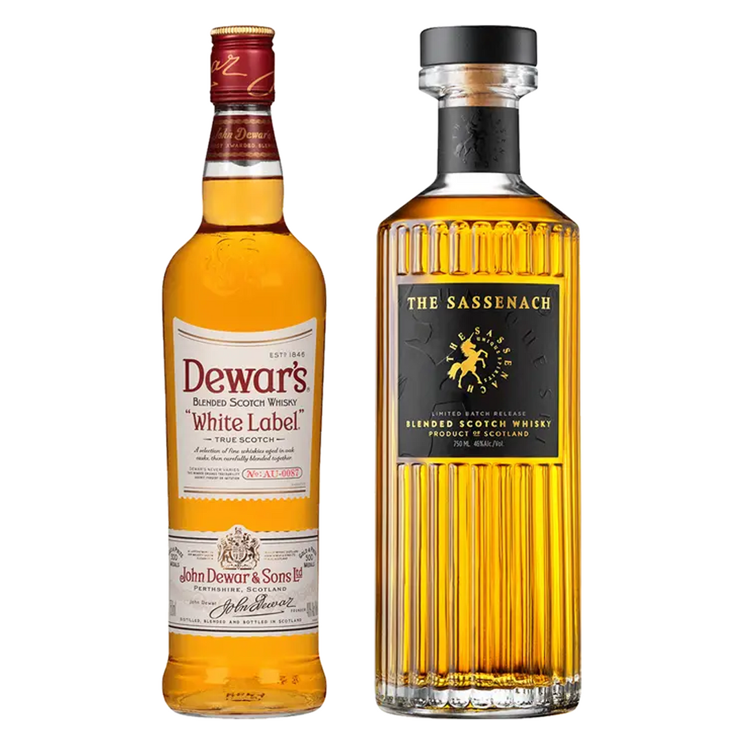 Dewar's Blended Scotch White Label & The Sassenach Blended Scotch Whisky Limited Batch Release Spirit Of Home Bundle