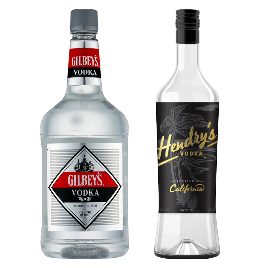 Gilbey's Vodka & Hendry's Vodka Bundle