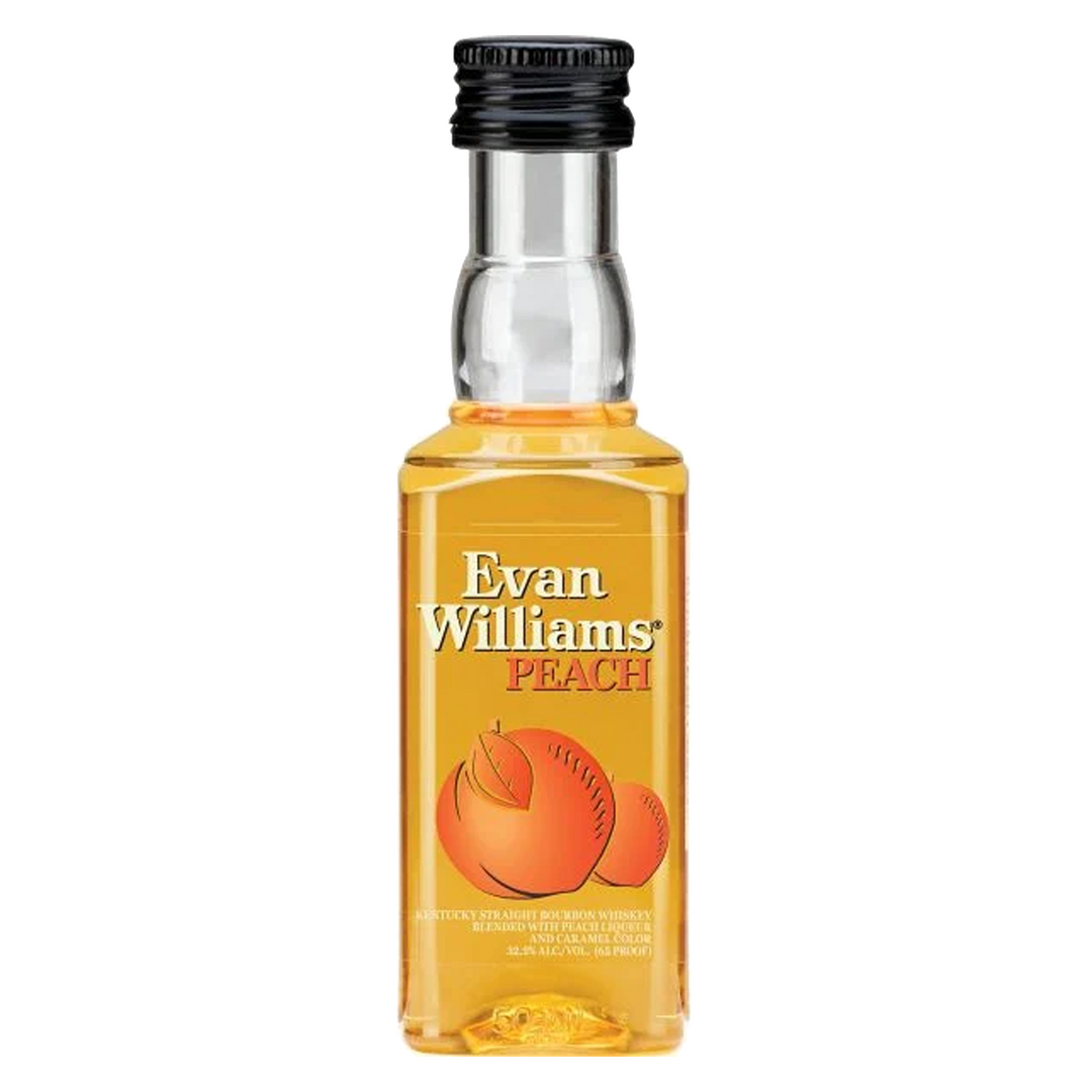 Evan Williams Peach Whiskey Liqueur 50 ml 15 Pack