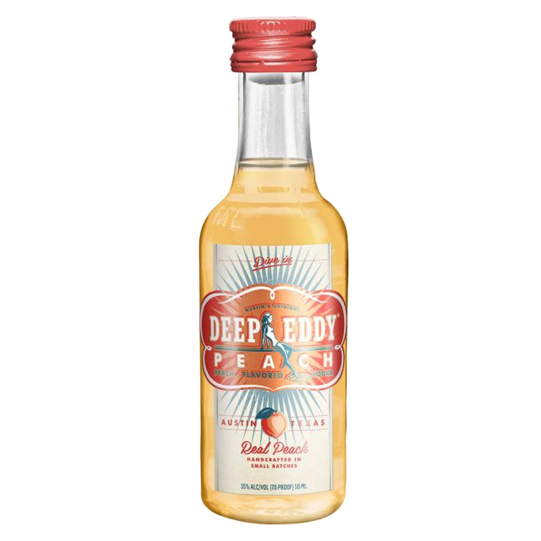 Deep Eddy Peach Flavored Vodka 50ml 10 Pack
