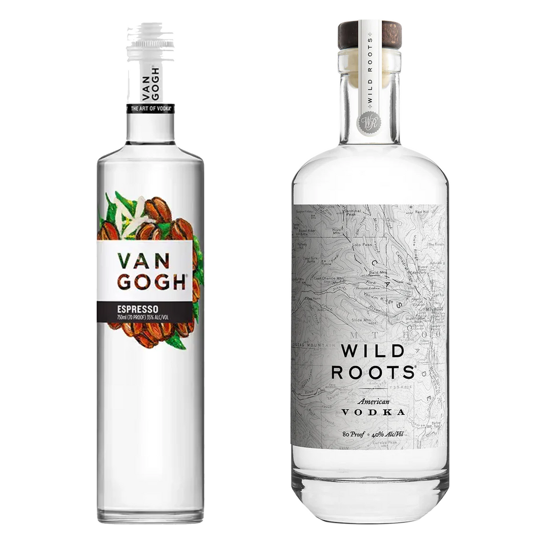 Van Gogh Espresso Vodka & Wild Roots Vodka Bundle