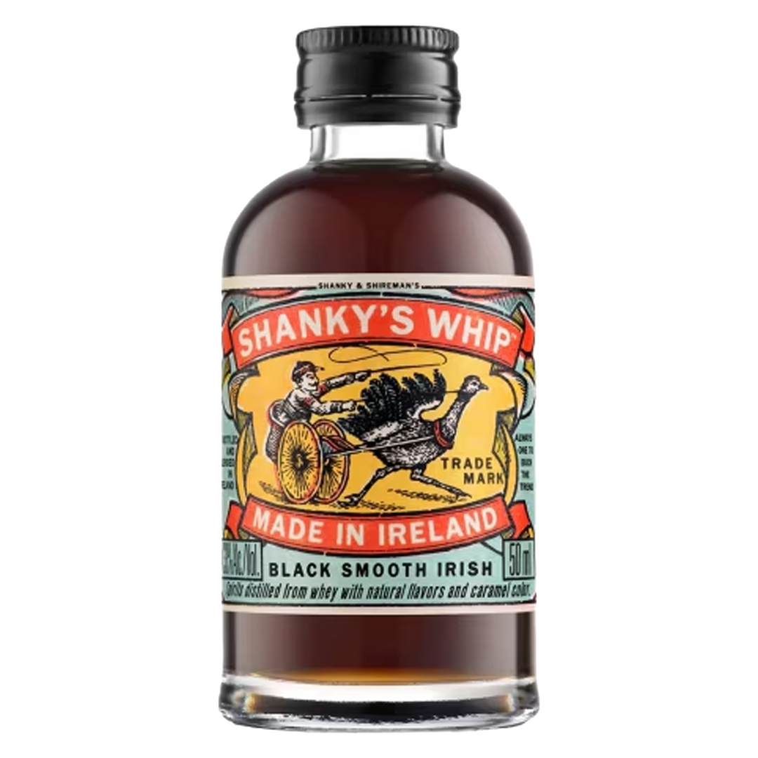 Shanky's Whip Black Smooth Irish Liqueur 50 ml 15 Pack