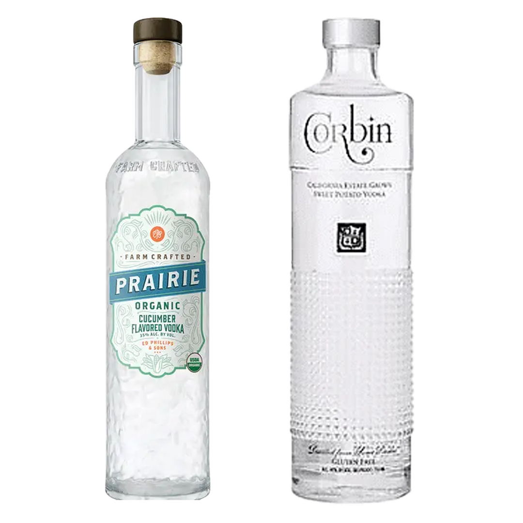 Prairie Cucumber Flavored Vodka & Corbin Sweet Potato Vodka Bundle
