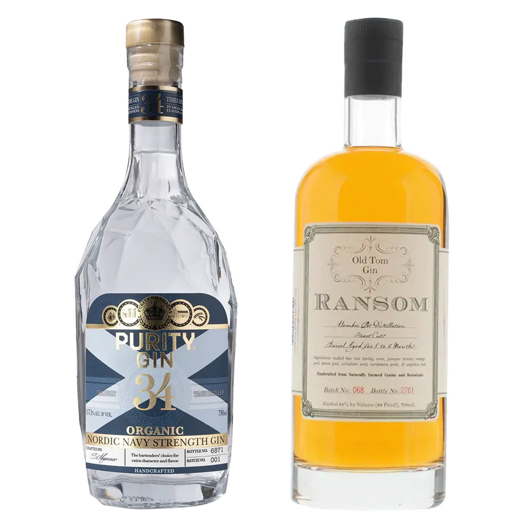 Purity Craft Navy Strength Gin & Ransom Old Tom Gin Bundle