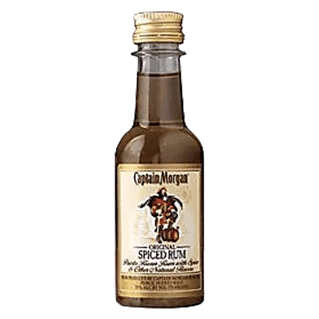 Captain Morgan Spiced Rum Original Real Madagascar Vanilla 50 ml 10 Pack