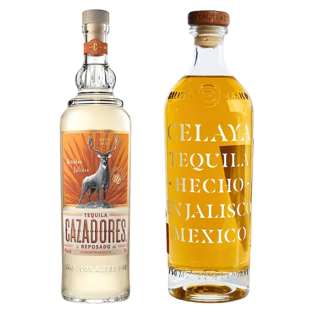 Cazadores Tequila Reposado & Celaya Tequila Reposado Bundle