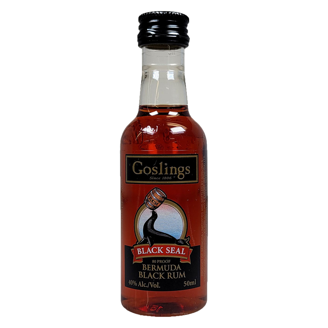 Goslings Black Rum Black Seal 80 50ml 12 Pack