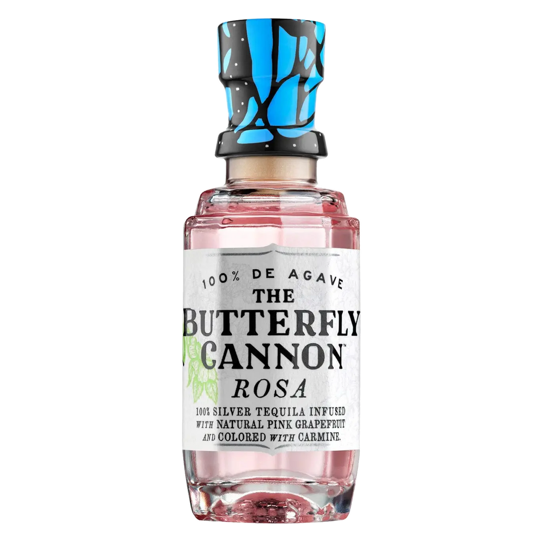 Butterfly Cannon Rosa Tequila 50 ml 15 Pack