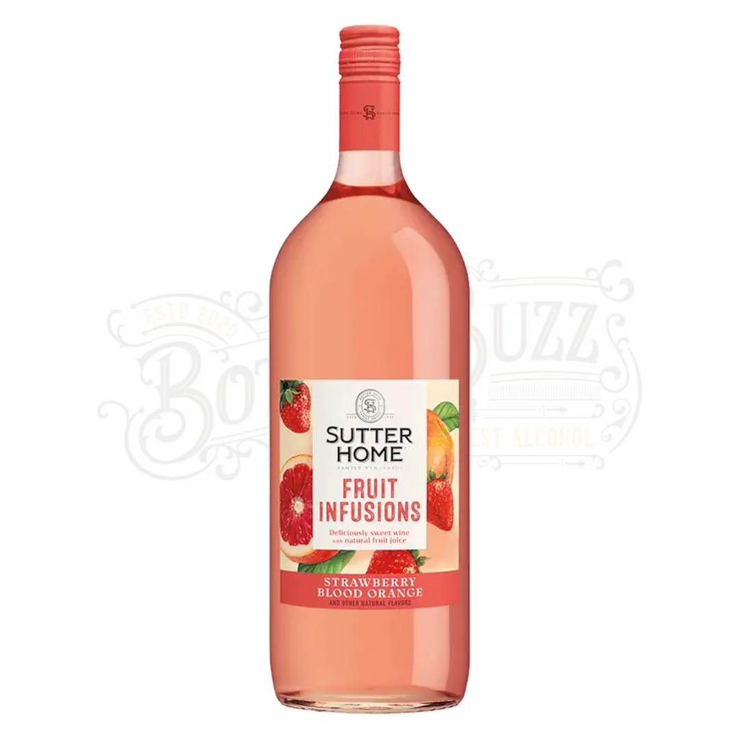 Sutter Home Strawberry Blood Orange Flavored Wine Fruit Infusions 1.5L