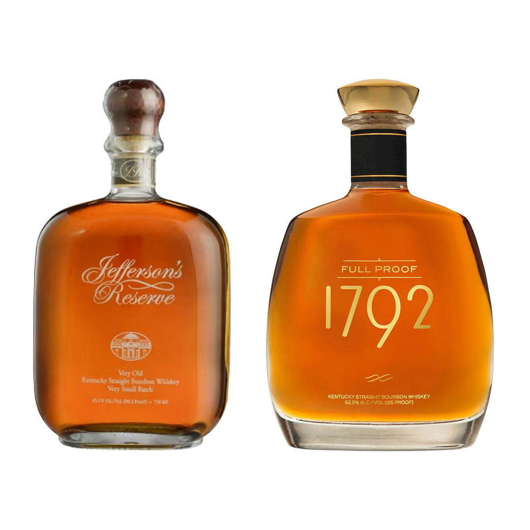 1792 Straight Bourbon Full Proof & Jefferson's Straight Bourbon Reserve Bundle